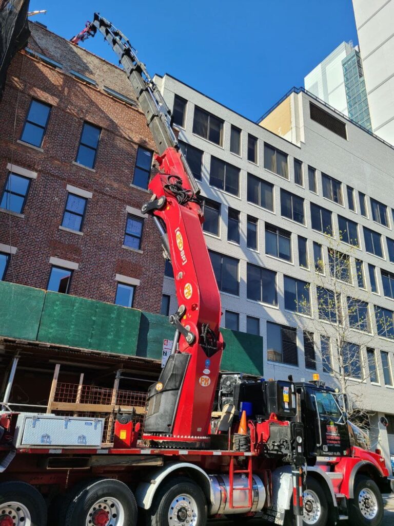 knuckle boom crane NY